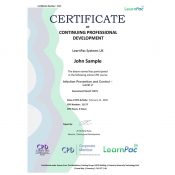 Infection Prevention and Control – Level 2 - Online Training Course - CPD Certified - LearnPac Systems UK -