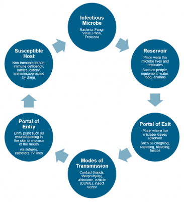 Infection Prevention & Control - Chain of infection | LearnPac Systems