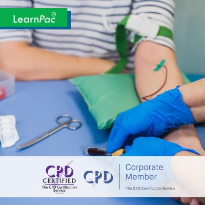 Blood Transfusion Training - Online Training Course - CPD Accredited - LearnPac Systems UK -