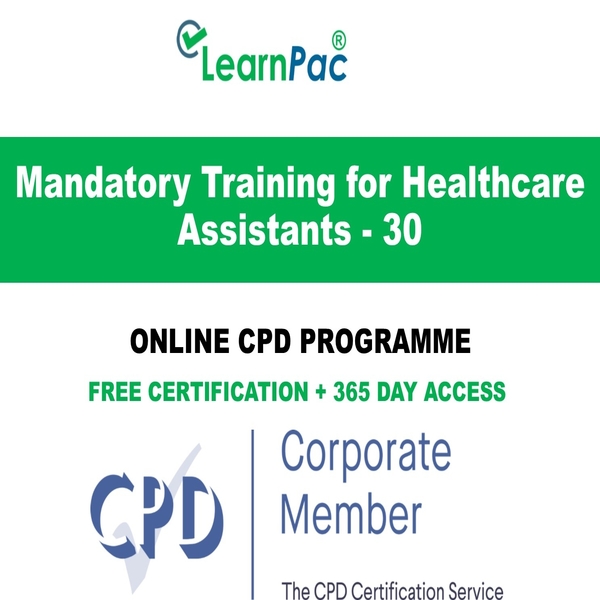 Mandatory Training For Healthcare Assistants - 30 Online Courses