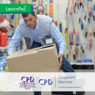 Moving and Handling of Objects - Online Training Course - CPD Accredited - LearnPac Systems UK -