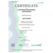 Communication Strategies - Online Training Course - CPD Certified - LearnPac Systems UK -