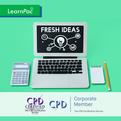 Developing Creativity - Online Training Course - CPD Accredited - LearnPac Systems UK -