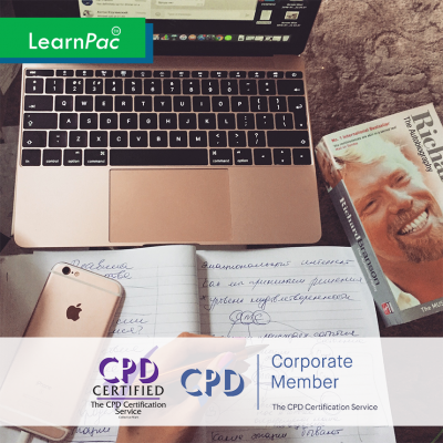 Entrepreneurship - Online Training Course - CPD Accredited - LearnPac Systems UK -