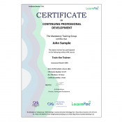 Train the Trainer - E-Learning Course - CDPUK Accredited - LearnPac Systems -