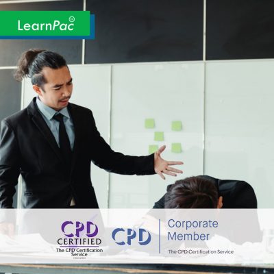 Workplace Harassment - Online Training Course - CPDUK Accredited - LearnPac Systems UK -
