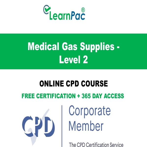 Medical Gas Supplies Level 2 Online Course LearnPac systems UK
