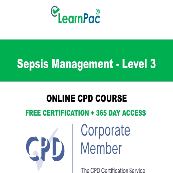 Sepsis Management Level 3 Online CPD Course LearnPac Systems