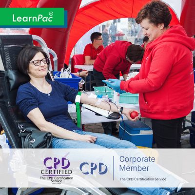 Blood Component Transfusion - Online Training Course - CPD Accredited - LearnPac Systems UK -