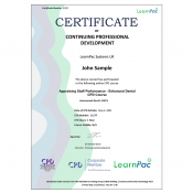 Appraising Staff Performance – Enhanced Dental CPD Course - CPDUK Accrediterd - Learnpac Systems UK -