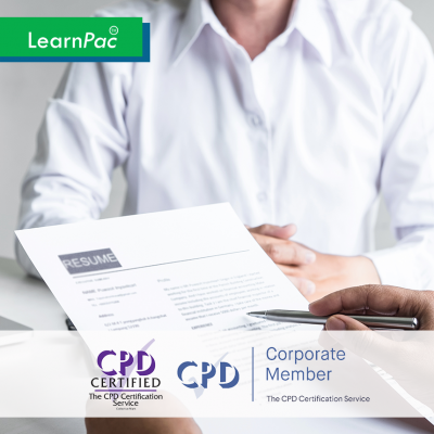 Recruitment - Online Training Course - CPD Accredited - LearnPac Systems -
