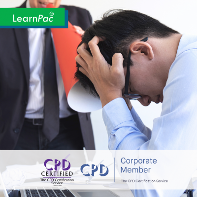 Workplace Harassment for Employees – Online Training Course - CPD Accredited - LearnPac Systems UK -