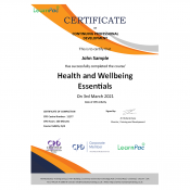 Health and Wellbeing Essentials-Online-Training-Course-CPD-Certified-LearnPac-Systems-UK-