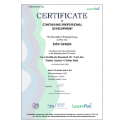 Care Certificate Standard 10 - Train the Trainer Course + Trainer Pack - E-Learning Course - CDPUK Accredited - LearnPac Systems -