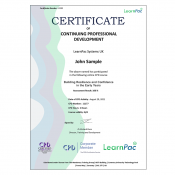 Building Resilience and Confidence in the Early Years - E-Learning - Course - CDPUK Accredited - LearnPac Systems UK -