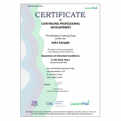 Awareness of Inherited Conditions in the Early Years - Online Training Course - CPD Certified - LearnPac Systems UK -