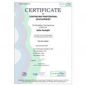 First Aid at Work - CDPUK Accredited - LearnPac Systems -