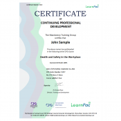 Health and Safety in the Workplace - Level 1 - eLearning Course - CPD Certified - LearnPac Systems UK -