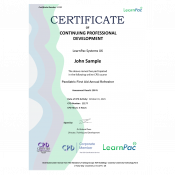 Paediatric First Aid Annual Refresher - e-Learning Course - CPDUK Accredited - LearnPac Systems UK -