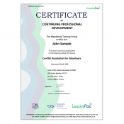 Conflict Resolution for Volunteers - Online Training Course - CPD Certified - LearnPac Systems UK -