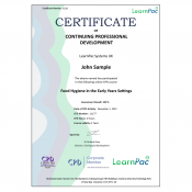 Food Hygiene in the Early Years Settings - E-Learning Course - CDPUK Accredited - LearnPac Systems -