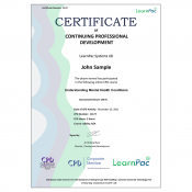 Understanding Mental Health Conditions - Certification Accredited - Learnpac Systems - UK -