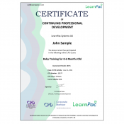 Baby Training for 0-6 Months Old - E-Learning Course - CDPUK Accredited - LearnPac Systems -