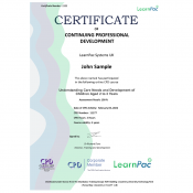 Understanding Care Needs and Development of Children Aged 2 to 3 Years - eLearning Course - CDPUK Accredited - LearnPac Systems UK -