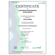 Sepsis Awareness and Management - E-Learning Course - CDPUK Accredited - LearnPac Systems -