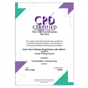 Early Years Settings Registration with Ofsted - Level 2 - CPD Certified - LearnPac Systems UK -